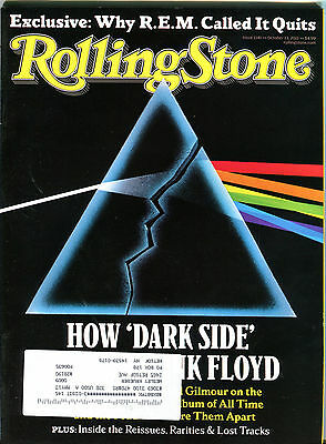 Rolling Stone Magazine October 11 2011 Pink Floyd Dark Side w/ML EX 032216jhe