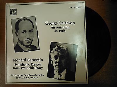 33 RPM Vinyl George Gershwin Symphonic Dances from West Side Story MHS 042115SM