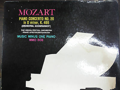 MOZART- PIANO CONCERTO No. 20 THE VIENNA FESTIVAL ORCHESTRA 33RPM EX 112315 TLJ