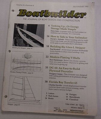 Boatbuilder Magazine Glen-L Stripper July/August 1993 011615R