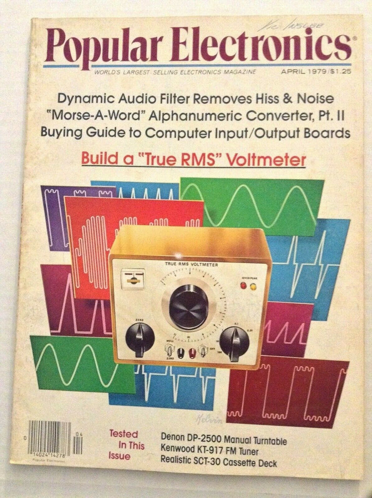 Popular Electronics Mag Dynamic Audio Filter April 1979 091119nonrh