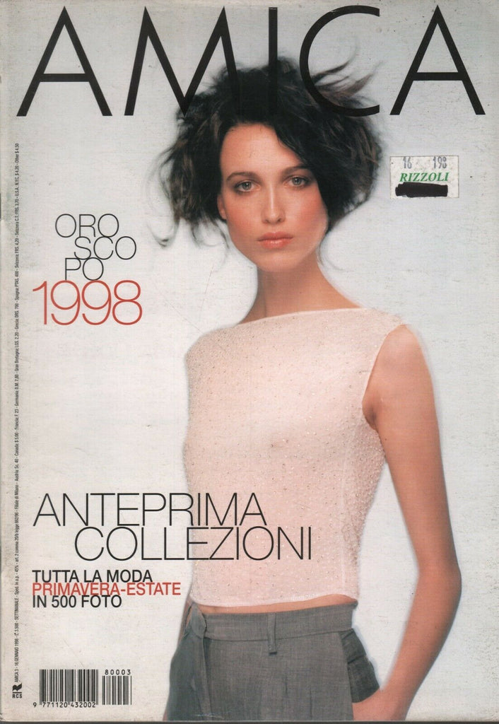 Amica Italian Fashion Magazine January 16 1998 Jens Stuart 011321ame