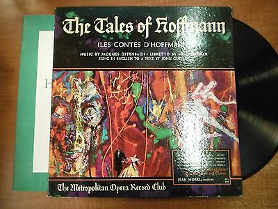 33 RPM Vinyl Offenbach The Tales Hoffman The Metropolitan Record Club 040715SM
