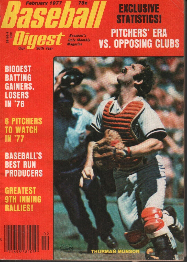 Baseball Digest Thurman Munson New York Yankees 061719AME