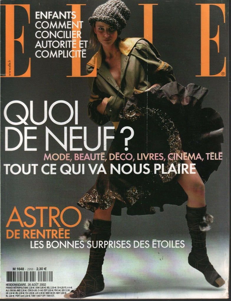 Elle French Fashion Magazine August 26 2002 Michel Sardou 101620ame