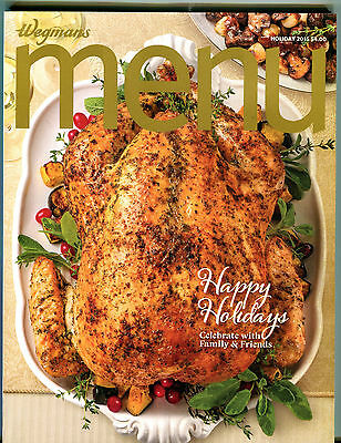 Wegman's Menu Magazine Holiday 2015 Happy Holidays EX 051016jhe