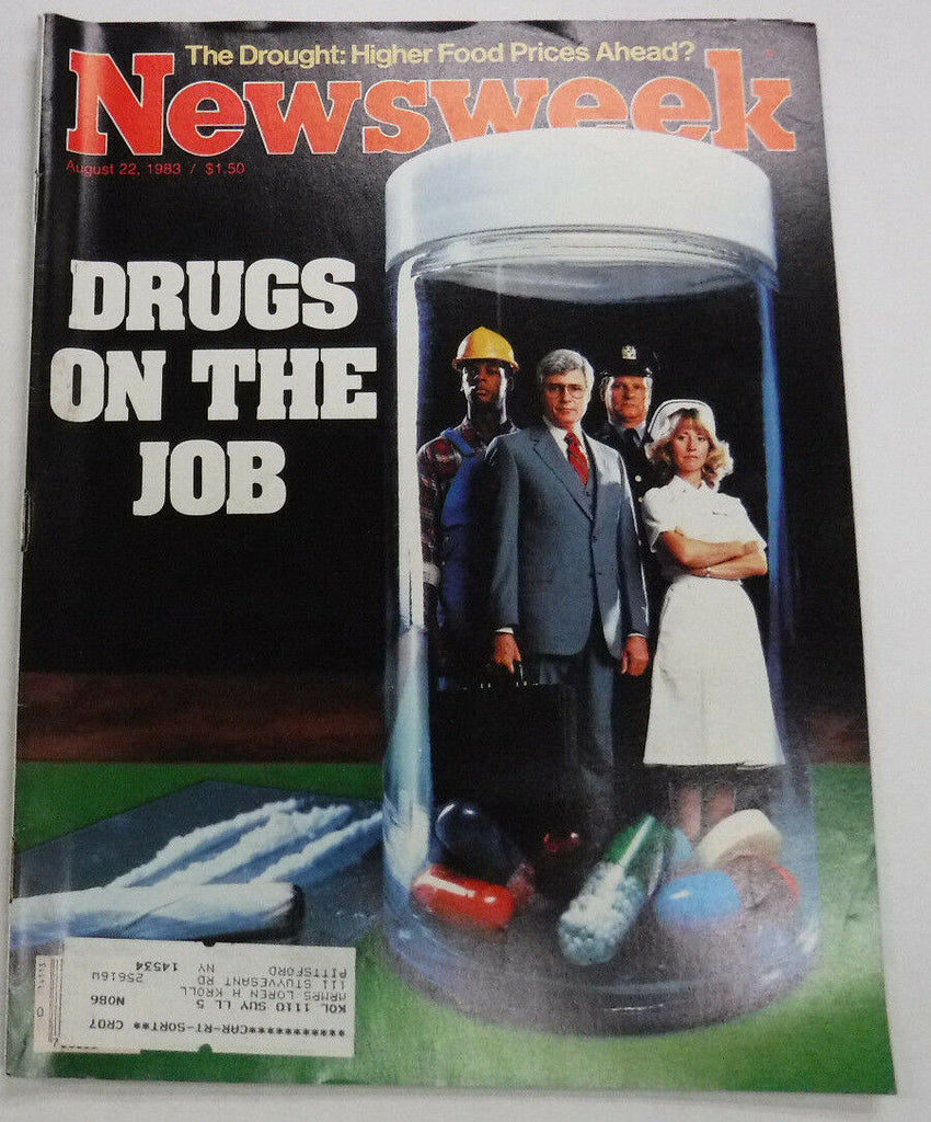 Newsweek Magazine Drugs On The Job August 22, 1983 100716R