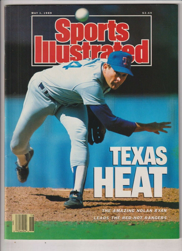 Sports Illustrated Mag Nolan Ryan Texas Rangers May 1, 1989 022120nonr