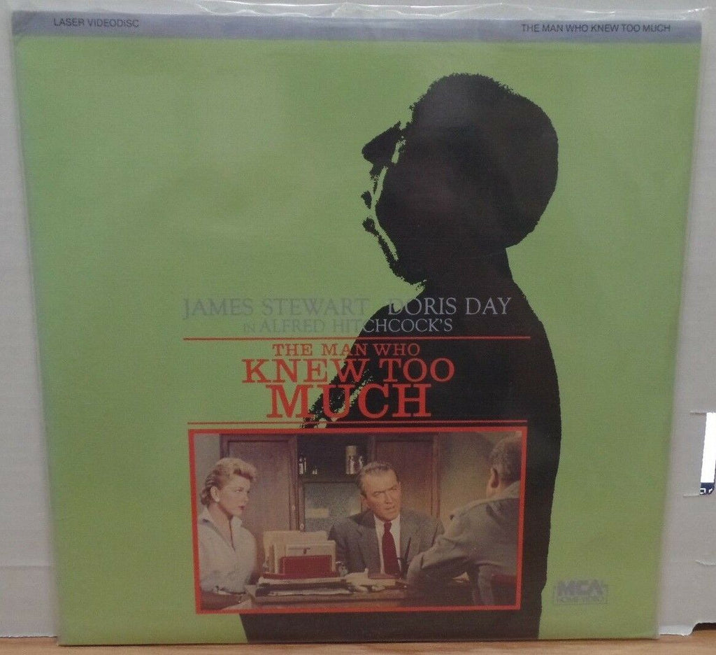 The Man Who Knew Too Much Alfred Hitchcock 1985 Extended Laserdisc 071218DBLD2