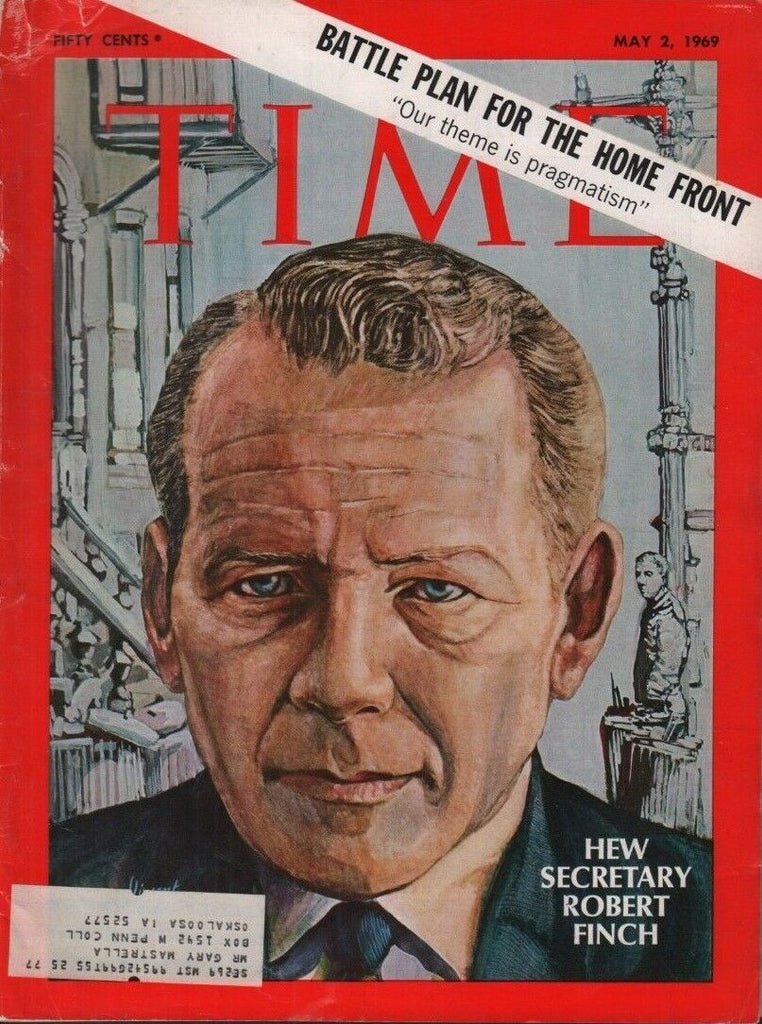 Time May 2 1969 Robert Finch HEW Secretary Robert Finch w/ML 090418DBE4