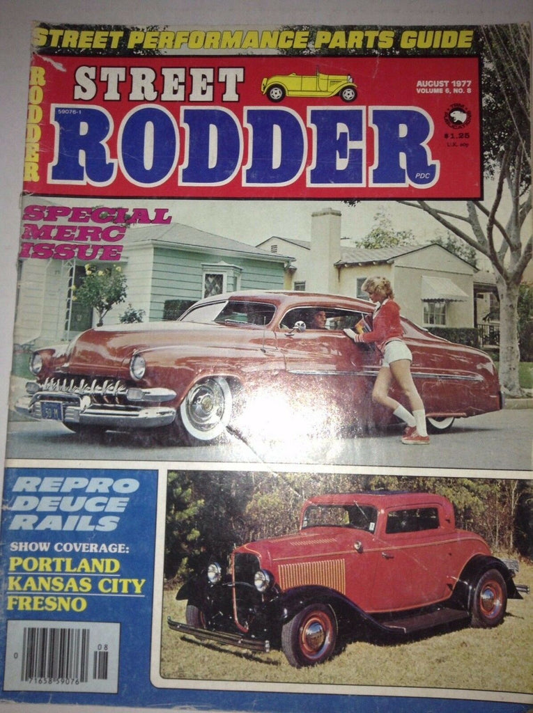 Street Rodder Magazine Special Merc Issue August 1977 NO ML 041917nonrh