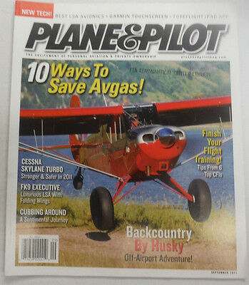 Plane & Pilot Magazine 10 Ways To Save Avgas September 2011 FAL 061715R2