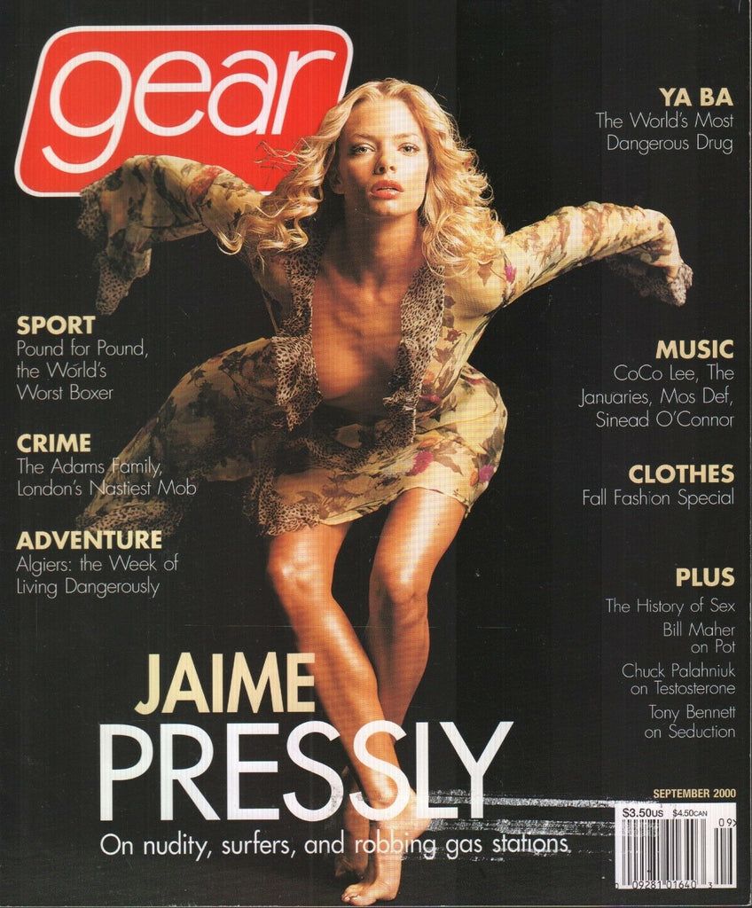 Gear Magazine September 2000 Jaime Pressly CoCoLee Sinead O'Connor 010919AME