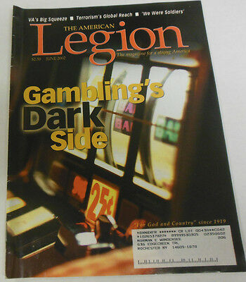 Legion Magazine Gambling's Dark Side June 2002 071714R
