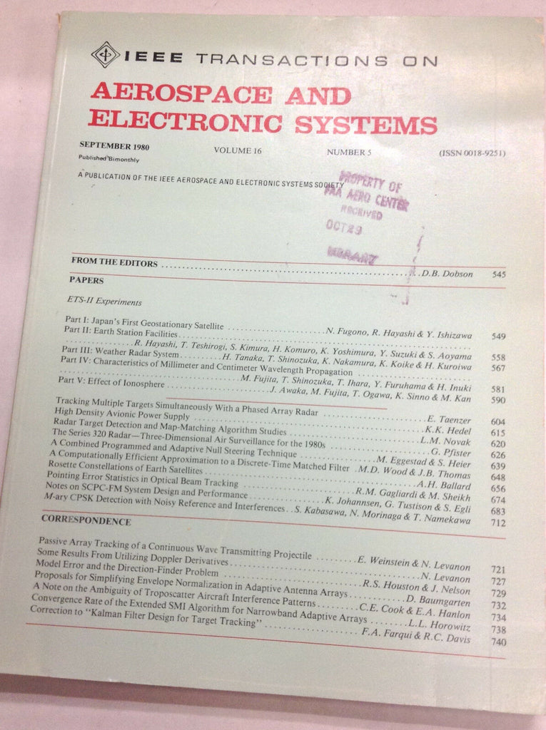 Aerospace Electronic Magazine ETS II Experiment September 1980 FAL 042617nonr2