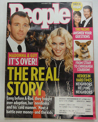 People Magazine Madonna & Guy Is Over November 2008 061215R