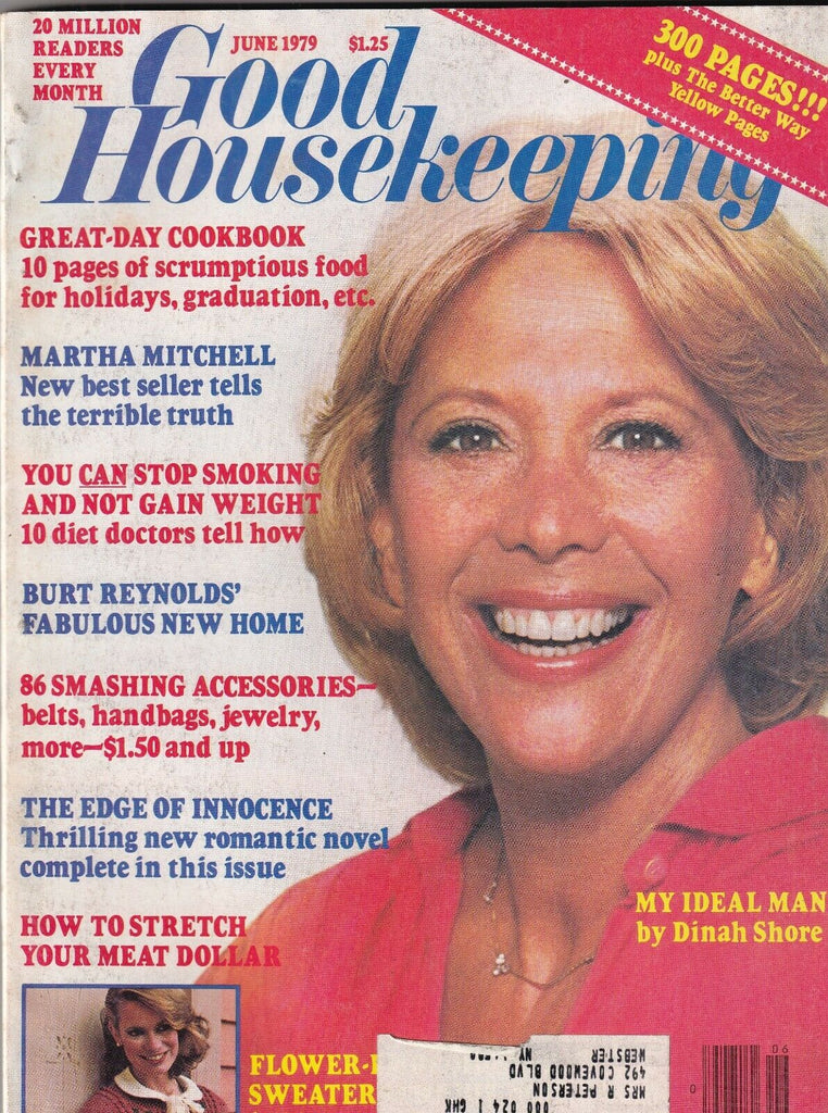 Good Housekeeping Dinah Shore Martha Mitchell Burt Reynolds June 1979 092719nonr