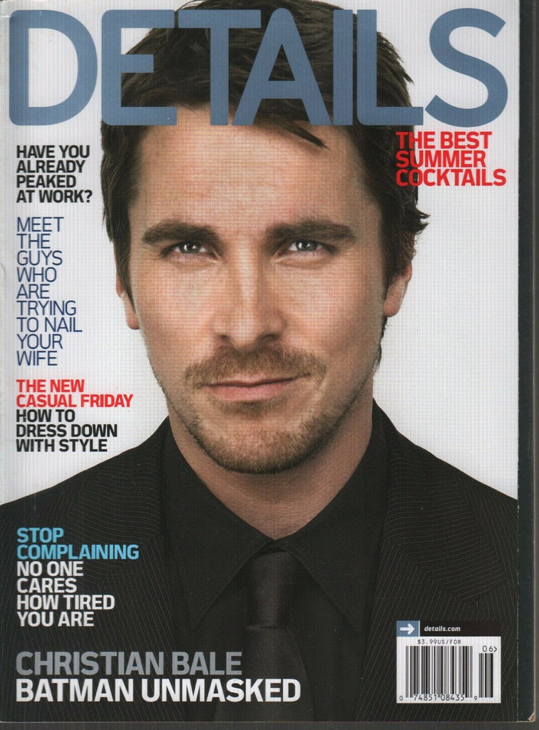 Details Fashion Magazine June/July 2008 Christian Bale 090319AME