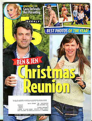US Weekly Magazine January 4 2016 Ben Affleck Jennifer Garner EX 041516jhe