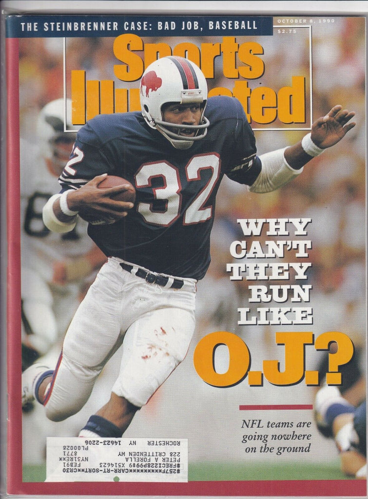 Sports Illustrated O.J. Simpsons Buffalo Bills October 8, 1990 091619nonr