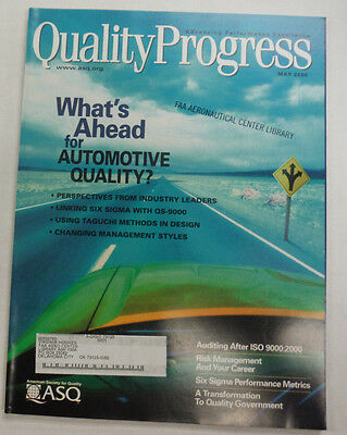 Quality Progress Magazine Automotive Quality May 2000 FAL 060815R3