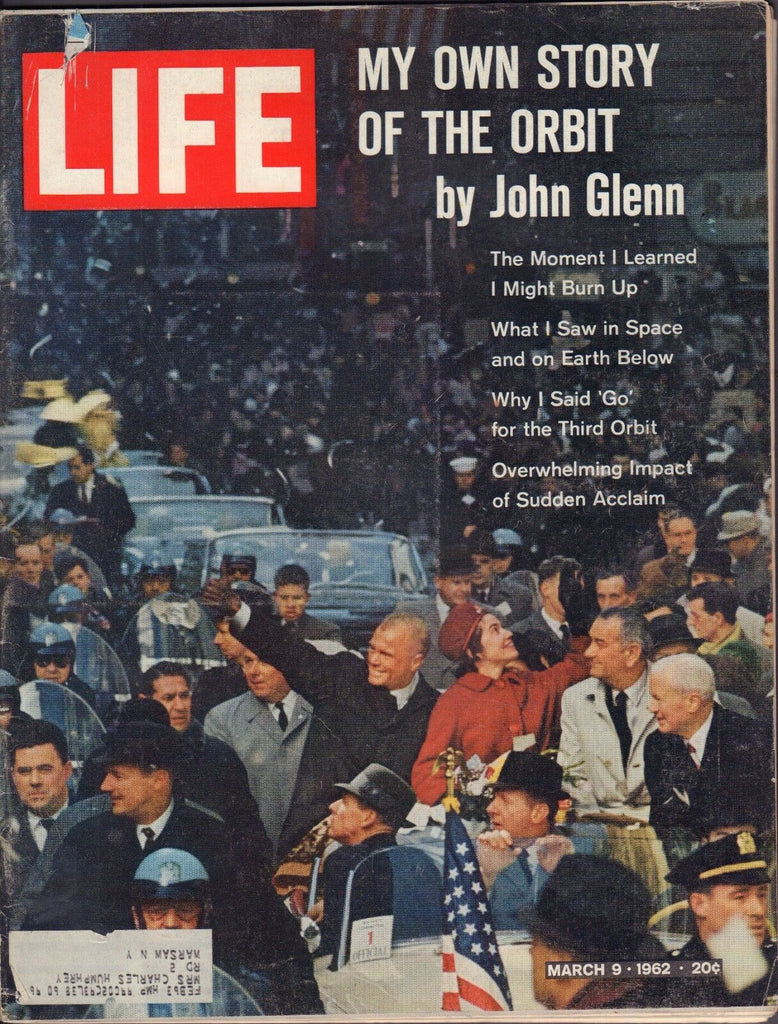 Life March 9 1962 John Glenn w/ML VG 100416DBE