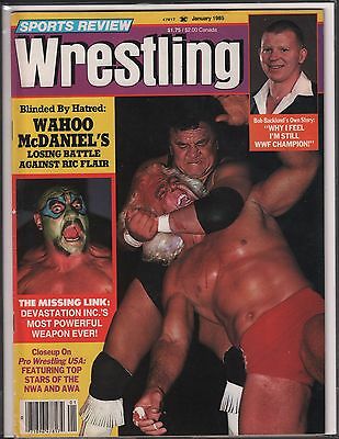Sports Review Wrestling January 1985 Ric Flair EX 120715DBE2