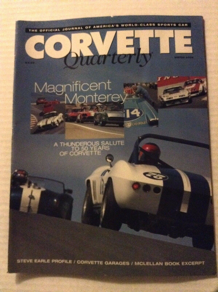 Corvette Quarterly Magazine Monterey Steve Earle Winter 2002 022317NONRH