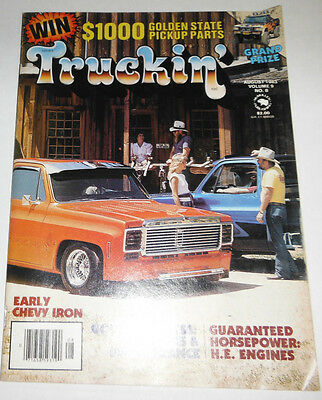 Truckin' Magazine Early Chevy Iron August 1983 NO ML 080814R