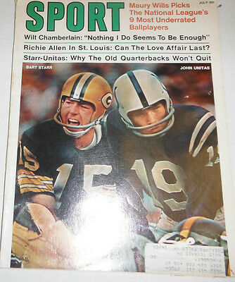 Sport Magazine Wilt Chamberlain & Bart Starr July 1970 W/ML 072814R