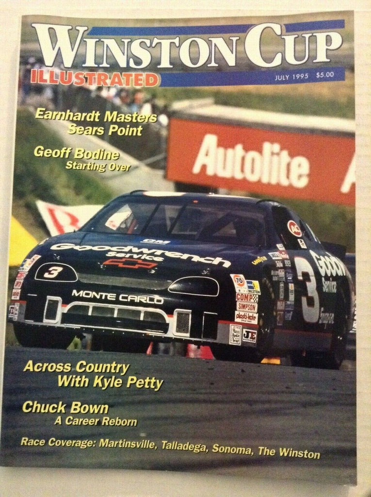 Winston Cup Illustrated Dale Earnhardt Geoff Bodine July 1995 082819nonrh