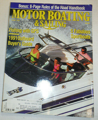 Motor Boating & Sailing Magazine Fishing With GPS June 1991 011515R2