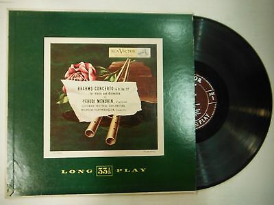 33 RPM Vinyl Brahms Concerto in D, Op. 77 RCA LM1142 112614KME
