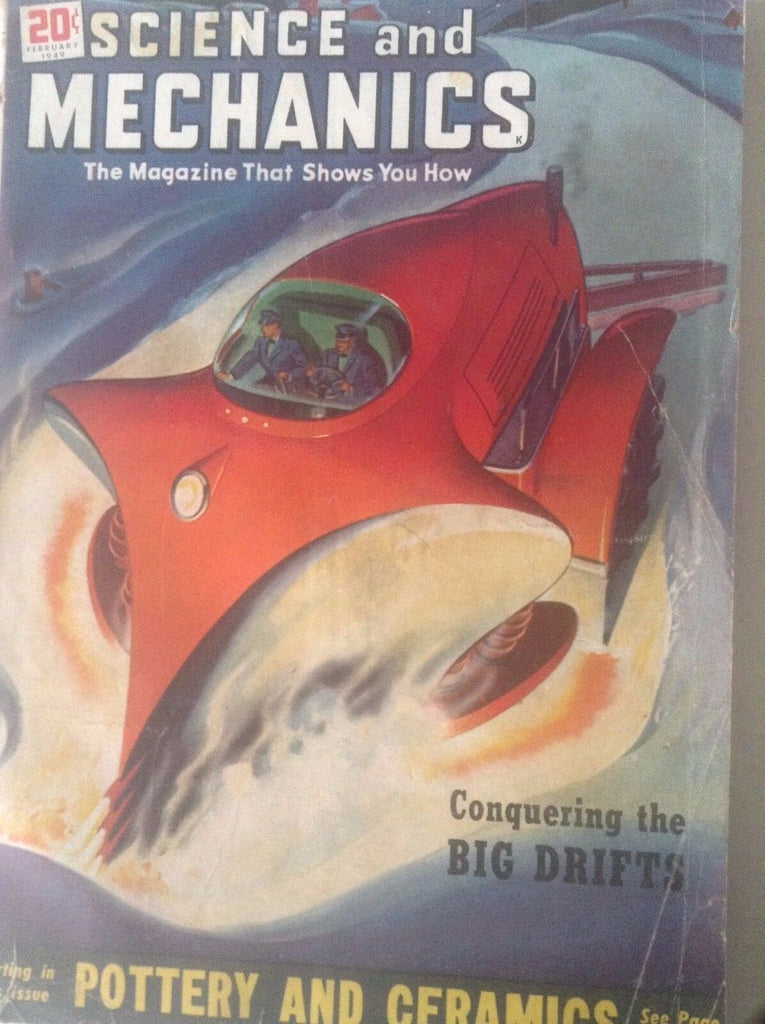 Science And Mechanics Magazine Conquering Drifts February 1949 090217nonrh