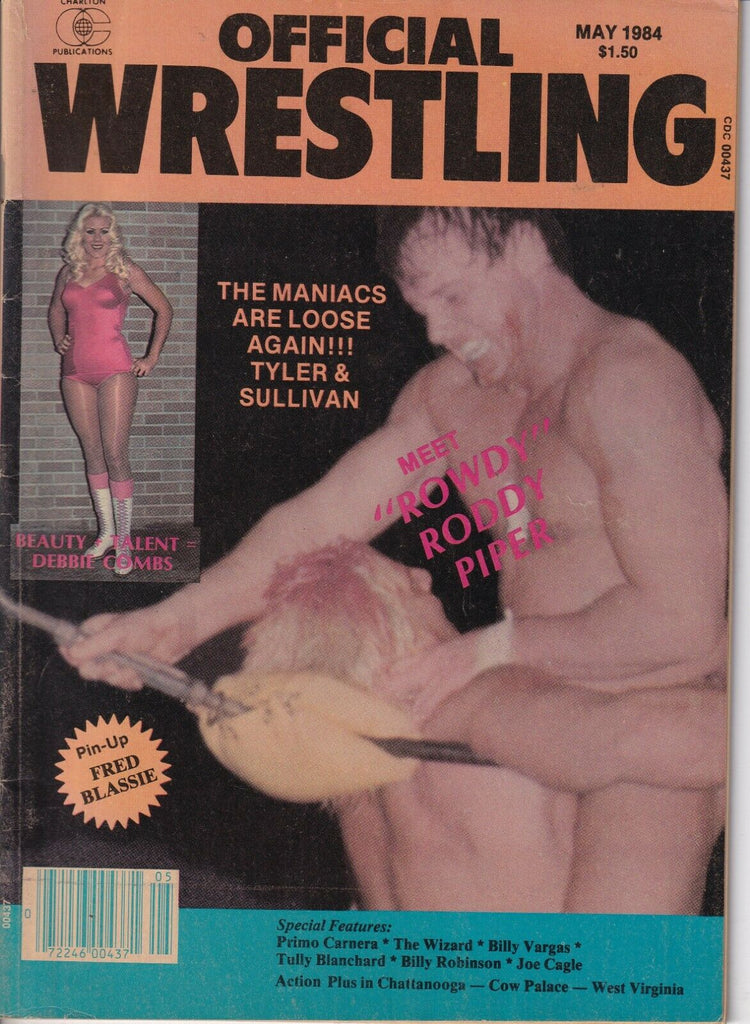 Official Wrestling Roddy Piper Tyler & Sullivan Debbie Combs May 1984 031919nonr