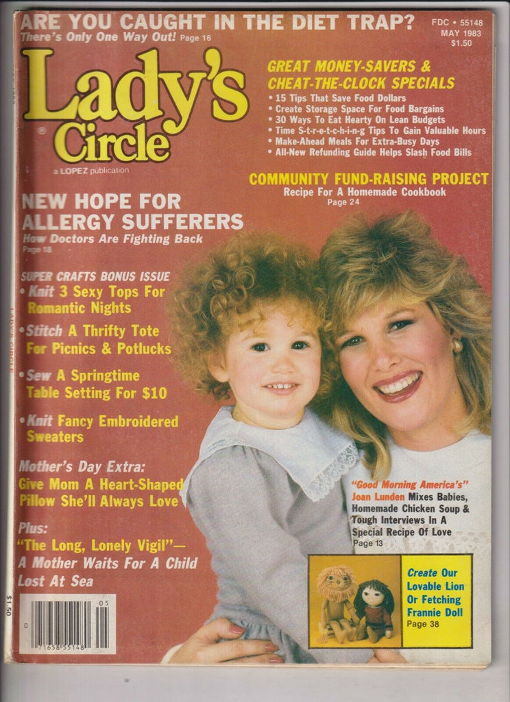 Lady's Circle Mag Joan Lunden & Diet Traps May 1983 032920nonrh