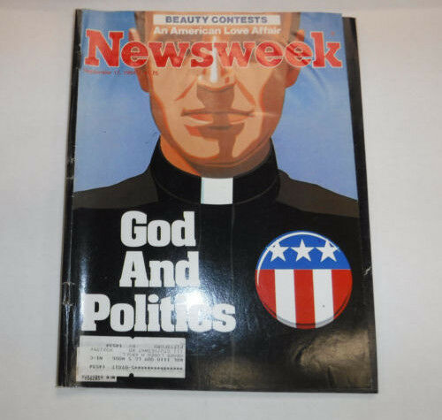 Newsweek Magazine God And Politics September 17, 1984 101916R