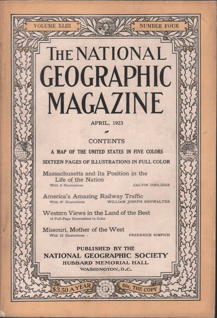 National Geographic April 1923 Missouri Mother of the West 020617DBE2