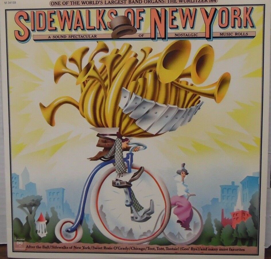 Sidewalks of New York 33RPM BL34159 largest band organs:The Wurlitzer 120316LLE