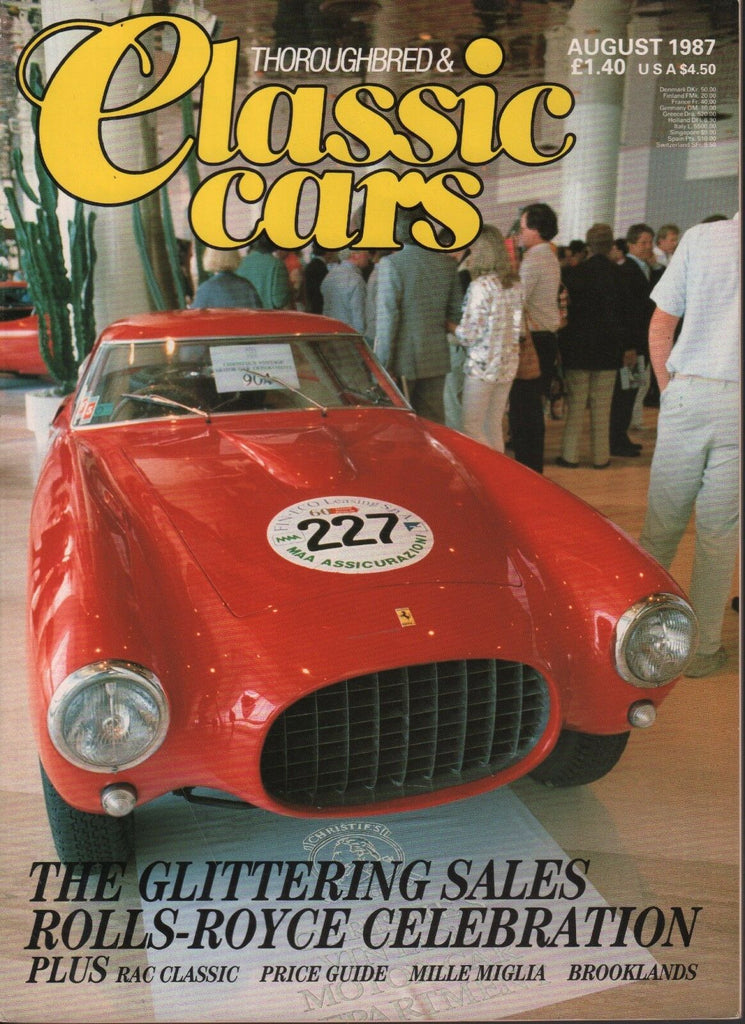 Thoroughbred & Classic Cars August 1987 Ferrari 250MM 072617nonDBE
