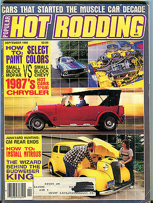 Popular Hot Rodding Magazine September 1986 1987's Chrysler VGEX 032516jhe