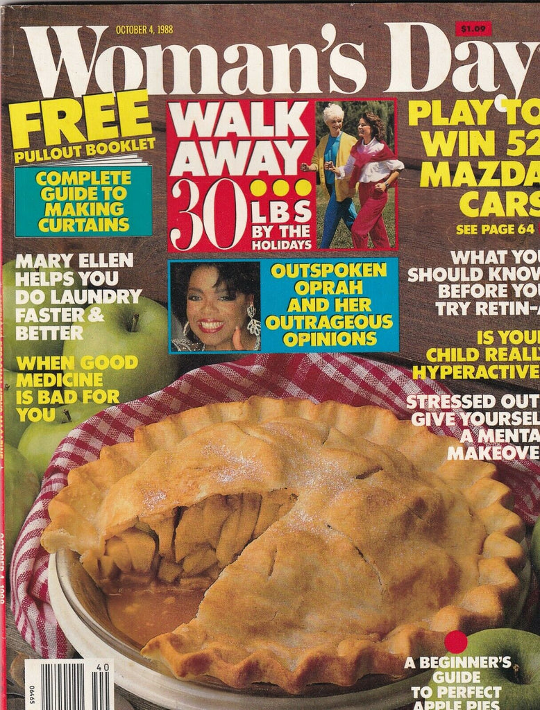 Woman's Day Mag A Beginner's Guide To Apple Pies October 4, 1988 092719nonr
