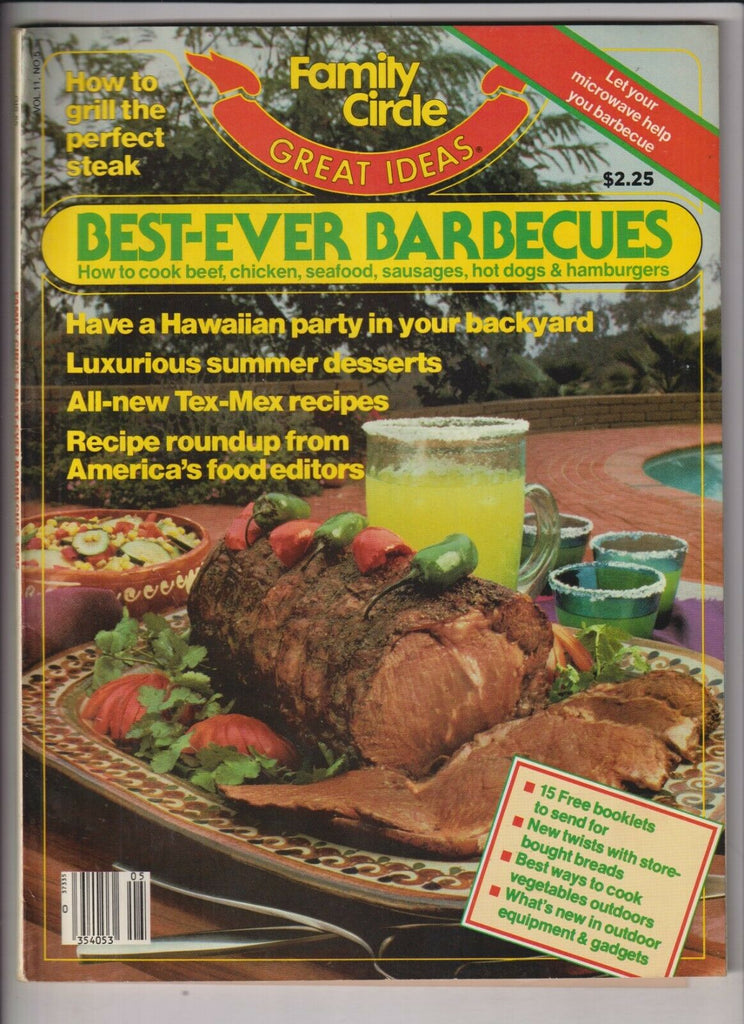Family Circle Mag Best-Ever BBQ Hawaiian Party 1985 020820nonr