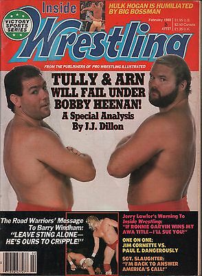Inside Wrestling February 1989 Hulk Hogan, Tully, The Road Warriors VG 122315DBE