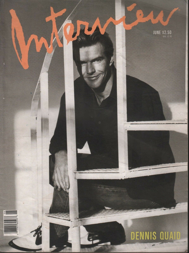 Interview Magazine June 1989 Dennis Quaid 111518AM