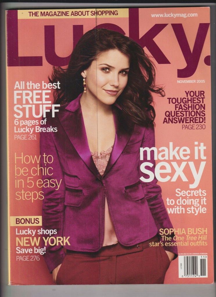 Lucky Magazine Sophia Bush How To Be Chic November 2005 030620nonr