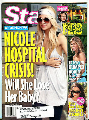 Star Magazine August 20 2007 Nicole Richie Jennifer Aniston EX 051016jhe