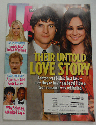 US Weekly Magazine Ashton Kutcher And Mila Kunis May 2014 102914R1