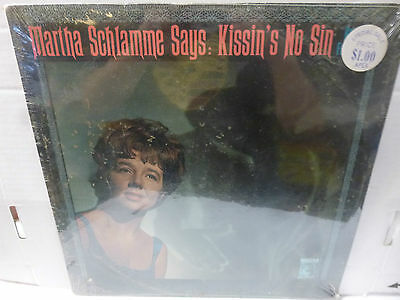 SEALED 33RPM Vinyl Record Martha Schlamme Says Kissin's No Sin MGM E-4190