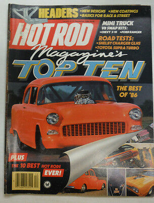 Hot Rod Magazine Top Ten of '86 December 1986 061115R